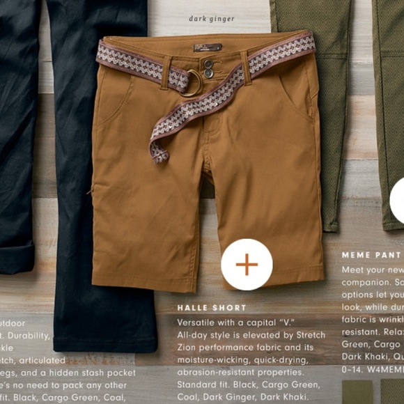 Prana HALLE Short in Dark Ginger - Picture 3 of 10